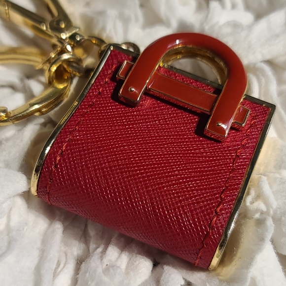 Authentic Michael Kors Adorable Purse Bag Charm w/car Keyring - Picture 2 of 10